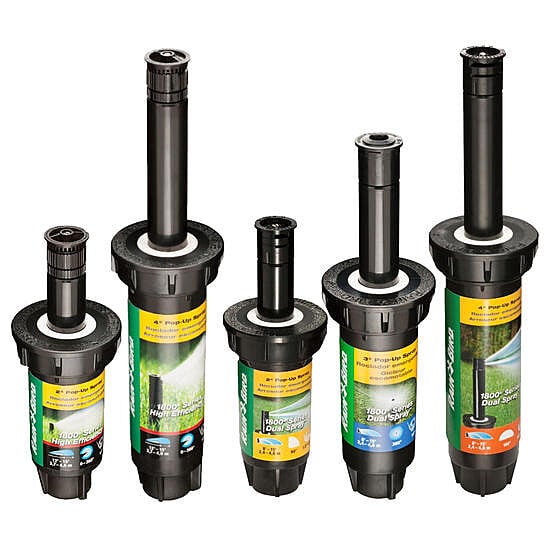 Local Sprinkler Installation Contractor 1800 Series High Efficiency Spray Heads with Dual Spray & HEVAN Nozzles